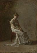 Thomas Eakins Retrospection oil